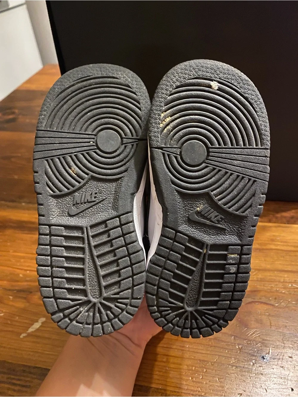 Nike Toddler Black and White Low-Top Sneakers